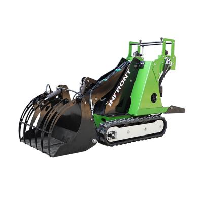 China Garment Shops EPA Approved Wheel / Crawler Loader Gasoline / Diesel Engine Mini Skid Steer Loader Attachments for sale