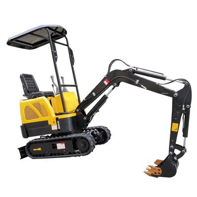 China Compact excavators hotels micro hydraulic crawler digger portable agricultural hydraulic diggers mini 1 ton price for sale