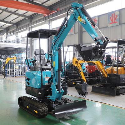 China Garment Shops Mini Front Excavator Hydraulic Breaker Excavator Amphibious Rubber Track New Excavator for sale