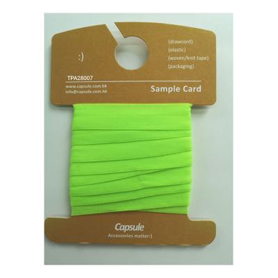 China Economic Elastic Nylon Polyester Tape Green Band Spandex Binding Band Elastic For Woman Man Garment Clothing 20mm for sale