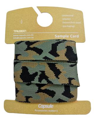 China Other Nylon Jacquard Tape Camouflage Tape For Woman Man Garment Clothing 30mm for sale