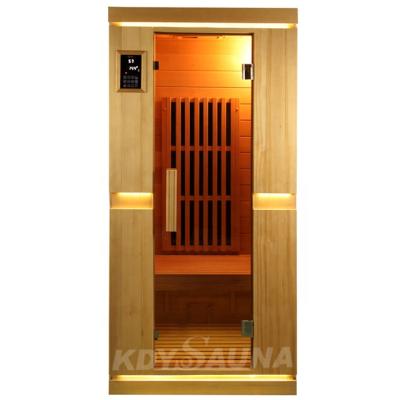 China Computer Control Panel Quality Sauna Room Hot Sale Indoor Sauna Room Far Infrared Infrared Good For 1person for sale