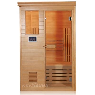 China High Quality Computer Control Panel Traditional Finnish Sauna Steam Sauna Indoor Room for sale