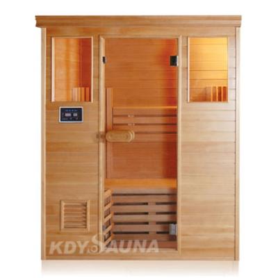 China 2020 Popular Outdoor Sauna Barrel Computer Control Panel Hot Selling Soild Saturated Steam Saturated Steam Wooden Sauna Room for sale