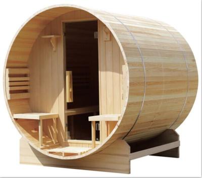 China Computer Control Panel 20 Years Supplier Price Cedar High Quality Cheap Sauna Barrel Outdoor Home Use Sauna for sale