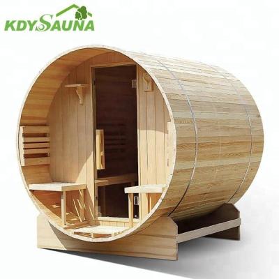 China Computer control panel high performance outdoor sauna steam room cabin for garden for sale