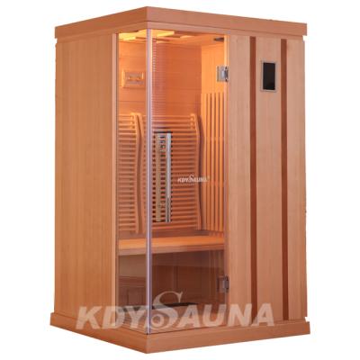 China Computer Control Panel Hemlock Counter Infrared Sauna Room, Far Infrared Greenhouse With Digital Control Panel, Ozone System Dry Steam Sauna for sale