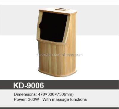 China Far Infrared Foot Wooden Foot Sauna Barrel With Tourmaline for sale