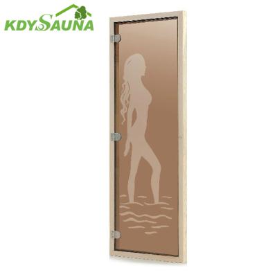 China Traditional Sauna Room Traditional Sauna Room Infrared Tempered Glass Sauna Door for sale