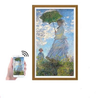 China Wifi 10.1 21.5 22 32 43 55 screen 2k 4k screen lcd display nfts token wifi nfts wallet digital picture frame for sale