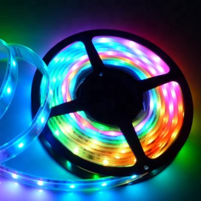 China NEW theme park magic design DC5V LED color led strip lights WS2811 WS2814 accessible programmable led strip lights RGBX led strip light for sale