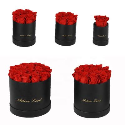 China Wholesales Beautiful Red Preserved Roses Forever Colorful Eternal Fresh Real Flowe Lasting Flower for sale