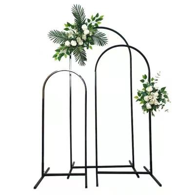 China Wedding Chinese Decoration Factory Price Wedding Backdrop Metal Frame Road Guide Arch Stand for sale