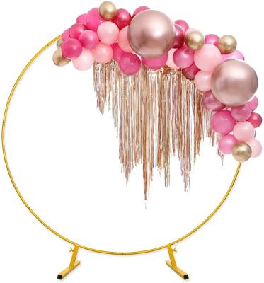 China Round Party Supplies Wedding Birthday Party Decoration Background Arch Rack Bolloon Flower Row Stand for sale