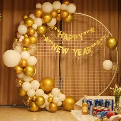 China Party Supplies Arch Backdrop Other Party Decorations Balloon Round Flower Arch Rack for sale