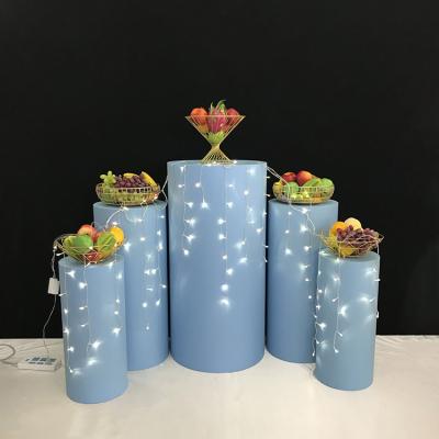 China Metal Wedding Decoration Customized Dessert Stand Party Metal Round Cakes Stand Metal Display Pedestal for sale