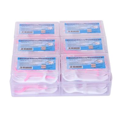 China Manufacturer Customized ABS floss box of 30 packs clean and hygienic for Eco oral home floss for sale