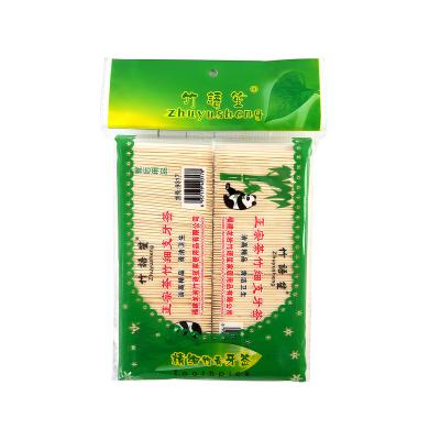 China Disposable toothpicks in a bag manufacturers direct 19 cm disposable bamboo toothpick wholesale for sale