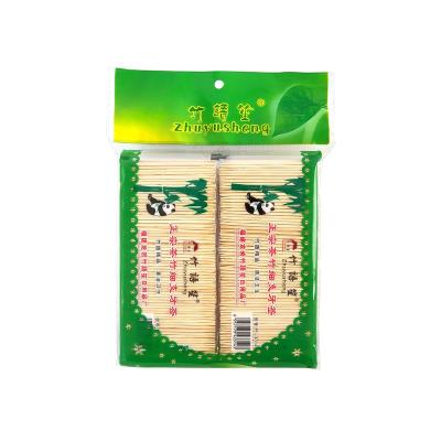 China Disposable Toothpick In Bag Manufacturers 14cm Wholesale Disposable Bamboo Toothpick Home Hotel Hotel Use for sale