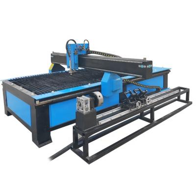 China Factory 200mm, 210mm, 245mm, 300mm, 330mm round tube table pipe plasma pipe cutting and drilling machine for sale