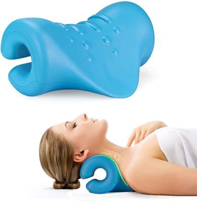 China Anti-Static Neck and Shoulder Cervical Relaxer Neck Traction Pillow for to Relieve Cervical Pain Portable Neck Stretcher for sale