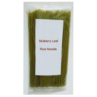 China Gluten-free green and healthy rice noodle made by natural blackberry leaf powder for sale