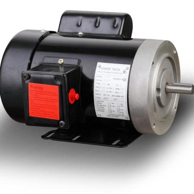 China General Machinery NEMA Pole 56C 4 1hp Standard AC 240v Single Phase Electric Motor , Totally Enclosed Fan Cooled for sale