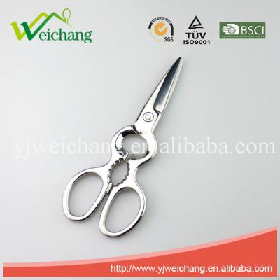 China Hot Sale WCJ654 Scissors Stainless Steel Cutting Can Opener with Fish Cutting Scissors for sale