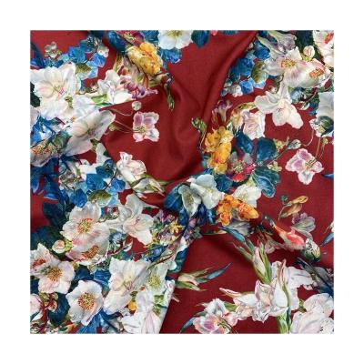 China Top Selling Imitation Shrink-Resistant Linen Fabric For Custom Acetic Acid Polyester Digital Printing Shirts for sale