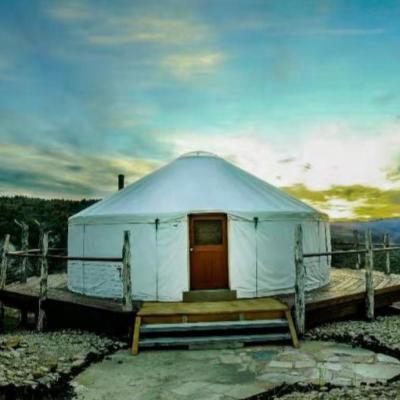 China Water Proof New luxury wooden yurt tent for sale