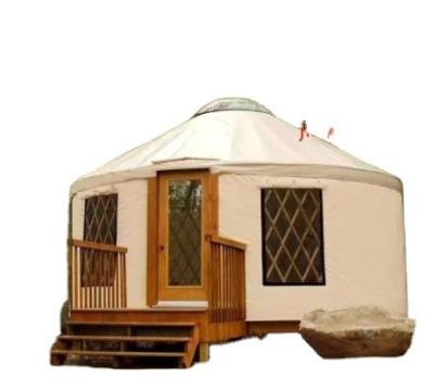 China Water Proof 8 Meter Diameter Wool Felt Silicone Canvas Mongolia Modern Luxury yurt house for sale