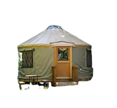 China Diagonal Bracing Type Hot Sales Outdoor Glamping Modern Luxury Mongolian yurt for sale