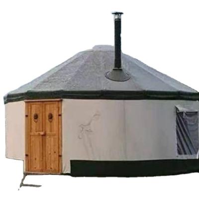 China Water Proof 5m Height Silicone Canvas Mongolian Modern Luxury Yurt for sale