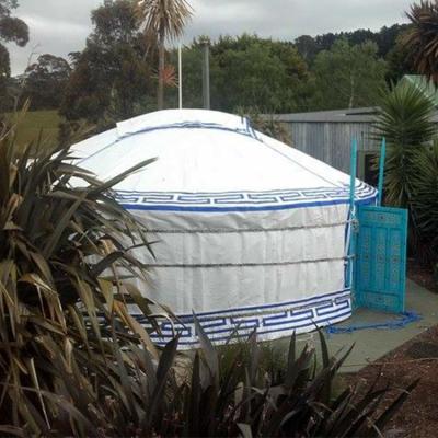 China Diagonal Bracing Type Modern 10 Meter Traditional Wooden Yurt for sale