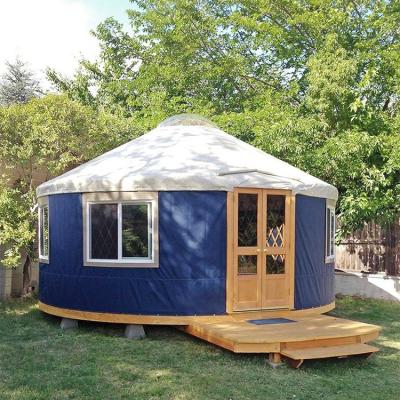 China Water Proof Jinyuanli wood Ger Mongolian Yurt For Sale With Track for sale