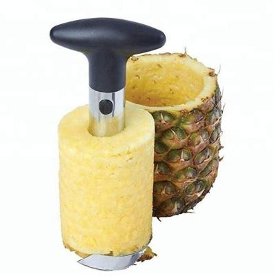 China Stainless Steel Pineapple Hollow Puncher Fruit Viable Slicer and Peeler for sale