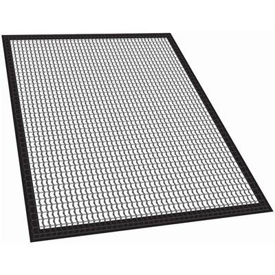 China Reusable Durable Corrosion Resistance BBQ Grill Mat Non Stick Barbecue Cooking Mesh Mats for Gas, Charcoal, Oven and Electric Grills for sale