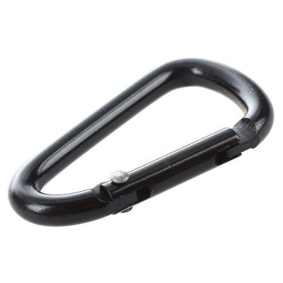 China Aluminum Aluminum Alloy Aluminum D Shape Carabiner Spring Break Clip Hooks Climbing Key Chain Camping Lifting Tools for sale