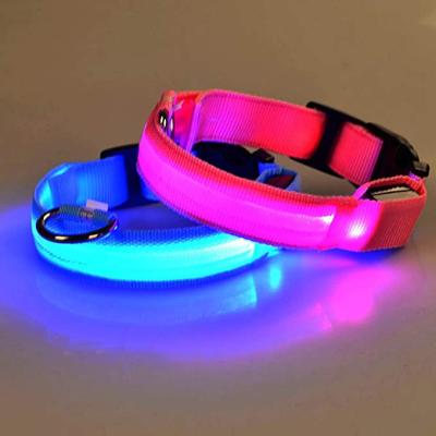 China LED Dog Collar Viable Glowing Dog Collar For Night Safety Mode Light Collar for sale