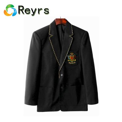 China Reyrs School Recycled Fabric Design Custom Size International School Uniform Suit Jacket For Student for sale