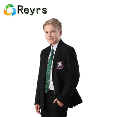 China Long Sleeve Reyrs Recycled Cloth School Uniform Slim Fit Clogs Blazer Coat For Boys And Girls for sale