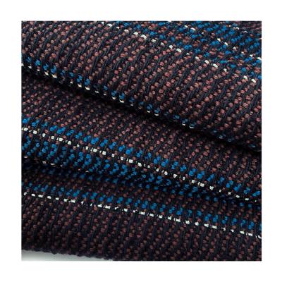 China Wholesale Wrinkle Resistant Winter Season Plaid Check Dyed Woven Acrylic Polyester Cotton Tweed Fabric For Coat for sale