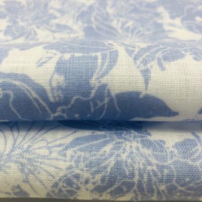 China Mothproof Reactive Printing Plain Dyed Fabric 100% Linen Fabric For Garment for sale