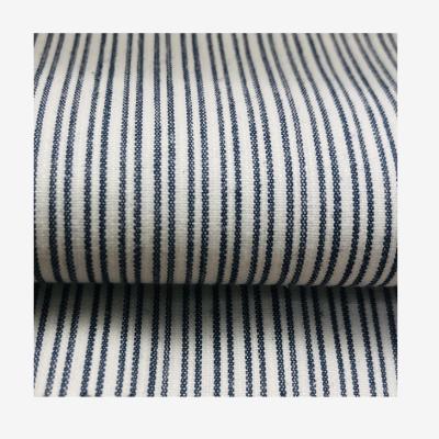 China Stretch Good Quality 97% Cotton 3% Spandex Fabric Yarn Dyed Shirt Fabric for sale