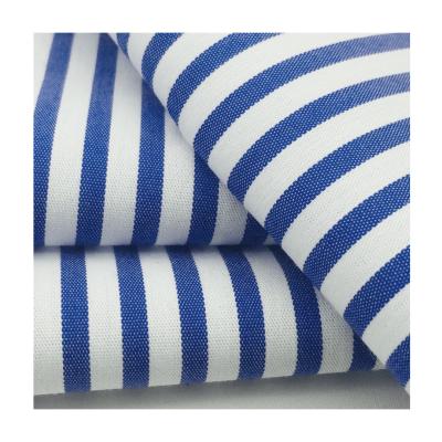 China Breathable 65%COTTON 32%NYLON 3%SPANDEX YARN DYED STRETCH STRIPE SHIRT FABRIC for sale