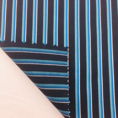 China 100% Wrinkle Resistant REUSE DYED COTTON YARN DOBBY STRIPE FABRIC FOR MAN'S SHIRTS for sale