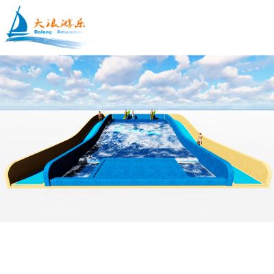 China UV Protection / High Temprature Prevention Surfing Simulating Flow Rider With Wave Surfing Machine For Flowrider Water Park for sale