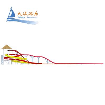 China UV protection/prevention factory direct high temprature water slide china water park construction adult prices for sale