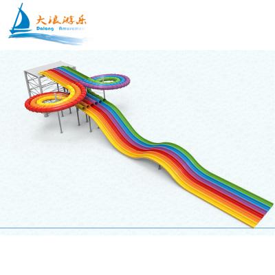 China UV Protection/Outdoor Playground Slide High Water Temprature Prevention Happy Backyard Pool Slide Made Of Fiberglass Material With High Quality for sale