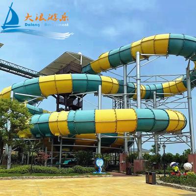 China UV protection / high temprature prevention water slide for adult comercial outdoor adult swimming pool playground park ride manufacturers for sale